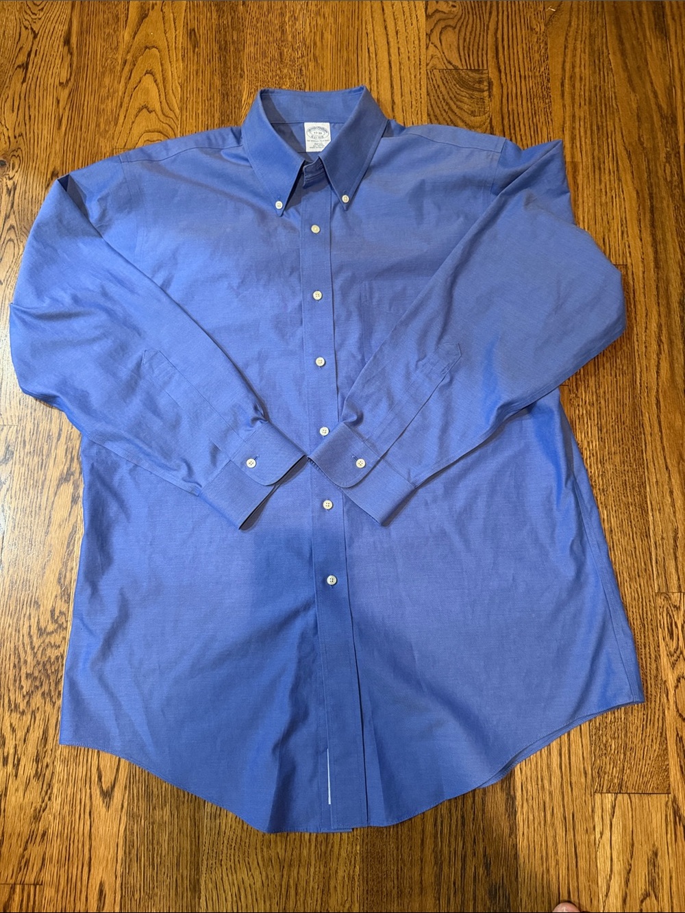 Brooks Brothers Royal Blue Button-Down Dress Shirt